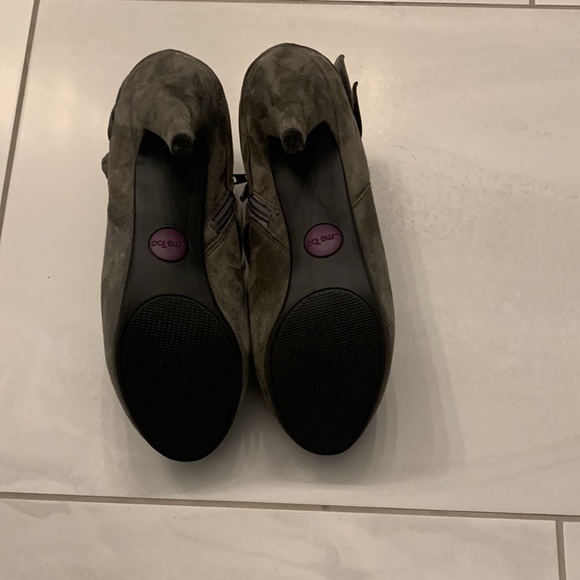 Like new! Gray Booties. - Picture 3 of 3